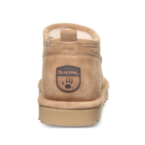 Bearpaw Women's Super Shorty Suede Bootie Violet Size 8 New - Picture 2 of 5